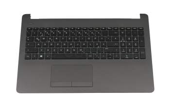AM20400100 original HP keyboard incl. topcase DE (german) black/grey