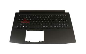 AM211000400 original Acer keyboard incl. topcase DE (german) black/black with backlight
