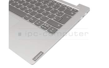 AM2GK000500 original Lenovo keyboard incl. topcase DE (german) grey/silver with backlight