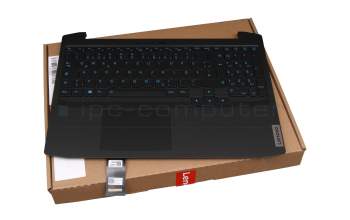 AP1JM000310AYL original Lenovo keyboard incl. topcase DE (german) black/black with backlight