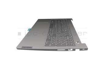 AP2XE000H00 original Lenovo keyboard incl. topcase FR (french) black/grey with backlight