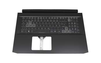 AP3BH000220-HA25 original Acer keyboard incl. topcase DE (german) black/black with backlight