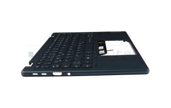 AP3SJ000400 original Lenovo keyboard incl. topcase DE (german) blue/blue with backlight