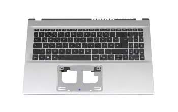 AP3U000400SVT20A original Acer keyboard incl. topcase DE (german) black/silver