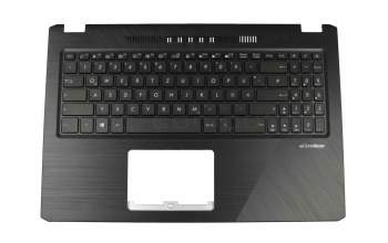 ASM17B13D0J9201 original Chicony keyboard incl. topcase DE (german) black/black with backlight