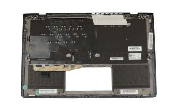 ASM17H13D0J5282 original Chicony keyboard incl. topcase DE (german) black/black with backlight