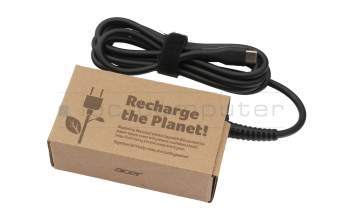 Acer Chromebook Spin 511 (R753TN) original USB-C AC-adapter 65.0 Watt small