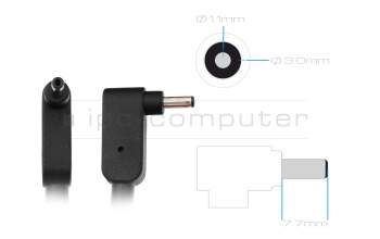 Acer TravelMate B3 Spin 11 (TMB311R-33-TCO) original AC-adapter 45.0 Watt