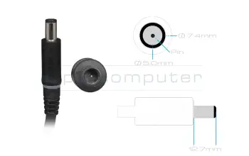 Alienware 17 R4 GaN-AC-adapter 330.0 Watt rounded