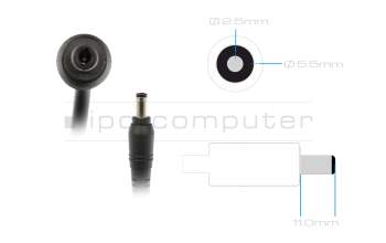 Asus K31ADE original AC-adapter 120.0 Watt small (lightweight, compact design)