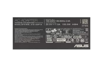Asus ROG Strix G15 G512LI original AC-adapter 150.0 Watt square ROG logo