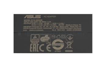Asus ROG Zephyrus G15 GA502IU original USB-C AC-adapter 65.0 Watt EU Wallplug