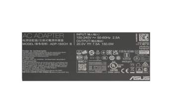 Asus V16 V3607VJ original AC-adapter 150.0 Watt normal