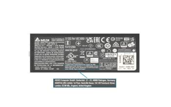 Asus VivoBook Pro 17 N705UD original AC-adapter 120.0 Watt small (lightweight, compact design)