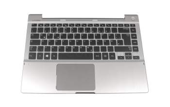 BA59-03126 original Samsung keyboard incl. topcase DE (german) black/silver with backlight