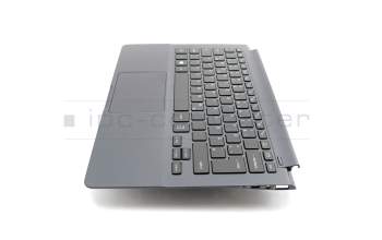 BA59-03763A original Samsung keyboard incl. topcase DE (german) black/anthracite with backlight