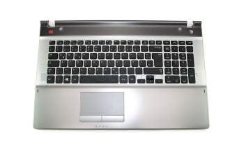 BA75-03790C original Samsung keyboard incl. topcase DE (german) black/silver