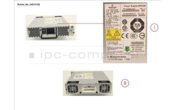 Fujitsu BQA:XBR-6510-0001 POWER SUPPLY/FAN NPSAF