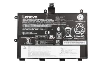 Battery 34Wh original suitable for Lenovo ThinkPad Yoga 11e (20E5)