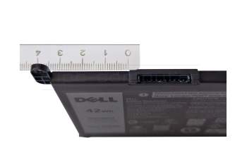 Battery 42Wh original (3.5cm variant) suitable for Dell Latitude 13 (3310)