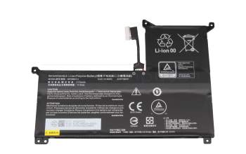Battery 49Wh original NP50BAT-4 suitable for Sager Notebook NP7861E (NP50SNE)