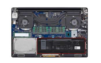Battery 56Wh original H5H20 suitable for Dell XPS 15 (9560)