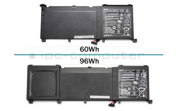 Battery 60Wh original suitable for Asus N501JW