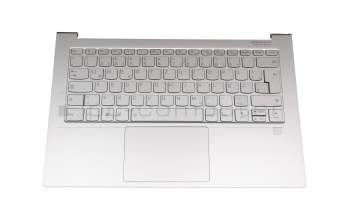 C05-04036 2008261633 original Lenovo keyboard incl. topcase DE (german) silver/silver with backlight