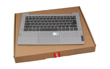 C3001A original Lenovo keyboard incl. topcase DE (german) grey/grey with backlight