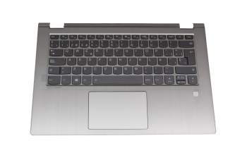 C3E430TC14B0 original Lenovo keyboard incl. topcase SP (spanish) grey/silver with backlight