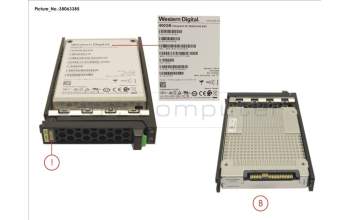 Fujitsu SSD SAS 12G MU 400GB IN SFF SLIM for Fujitsu PrimeQuest 3800E2