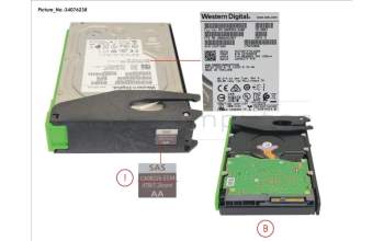 Fujitsu DX S3/S4 HDDE HD DRIVE 4TB 7.2K for Fujitsu Eternus DX8900 S4