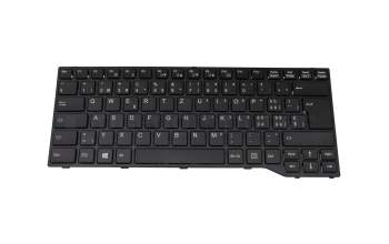 CP733750-02 original Fujitsu keyboard CH (swiss) black/black matte