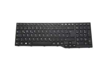 CP733789-XX original Fujitsu keyboard DE (german) black/black matte