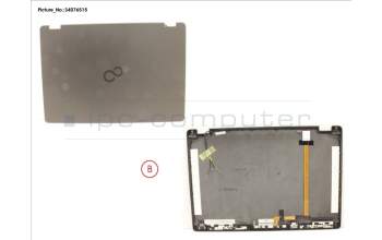 Fujitsu CP794439-XX LCD BACK COVER ASSY (W/ HELLO CAM)