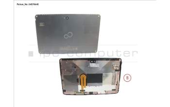 Fujitsu CP808405-XX LCD BACK COVER W/ FINGERPRINT,SIM ICON