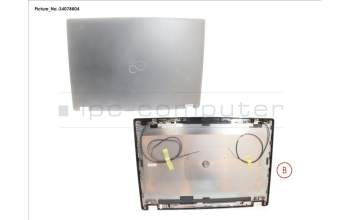 Fujitsu CP809739-XX LCD BACK COVER ASSY (W/ TOUCH)