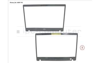 Fujitsu CP814182-XX LCD FRONT COVER ASSY