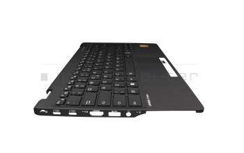 CP822314-01211121604 original Fujitsu keyboard incl. topcase US (english) black/black with backlight
