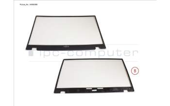 Fujitsu CP827229-XX LCD FRONT COVER (W/O CAM)