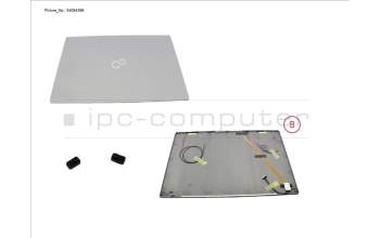 Fujitsu CP847242-XX LCD BACK COVER ASSY (W/ HELLO)