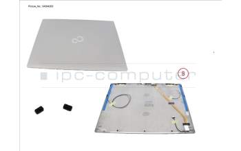 Fujitsu CP847571-XX LCD BACK COVER ASSY NON - TOUCH W/ HELLO