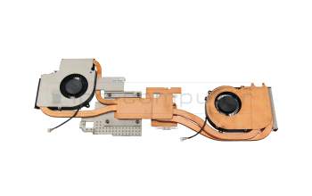 Cooler (CPU/GPU) original suitable for Sager Notebook NP6876 (NH70RCQ)
