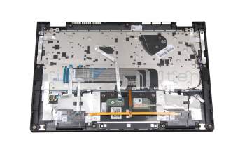 DQ6615G4100 original Lenovo keyboard incl. topcase UAE (emirati) grey/grey with backlight