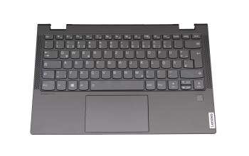 DQ6615G4200 original Lenovo keyboard incl. topcase DE (german) grey/grey with backlight