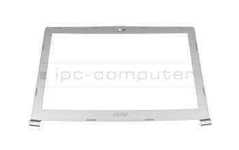 Display-Bezel / LCD-Front 39.6cm (15.6 inch) silver original suitable for MSI PE62 7RD (MS-16J9)