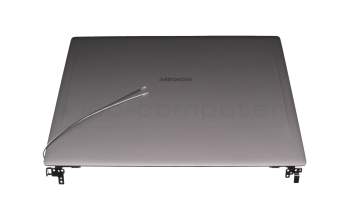 Display-Cover incl. hinges 39.6cm (15.6 Inch) silver original suitable for Medion Akoya S6446 (M15WUN)