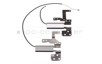 Display-Hinges right and left With antenna original suitable for Lenovo Yoga 730-13IWL (81JR)