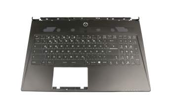 E2M-6H21011-G98 original MSI keyboard incl. topcase DE (german) black/black with backlight