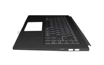 E2MJ6S30114A89211 original MSI keyboard incl. topcase DE (german) black/black with backlight